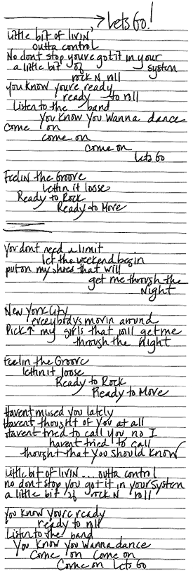 Lyrics to Lets Go by Future 86