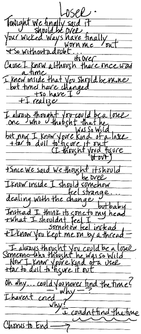 Lyrics to Loser by Future 86